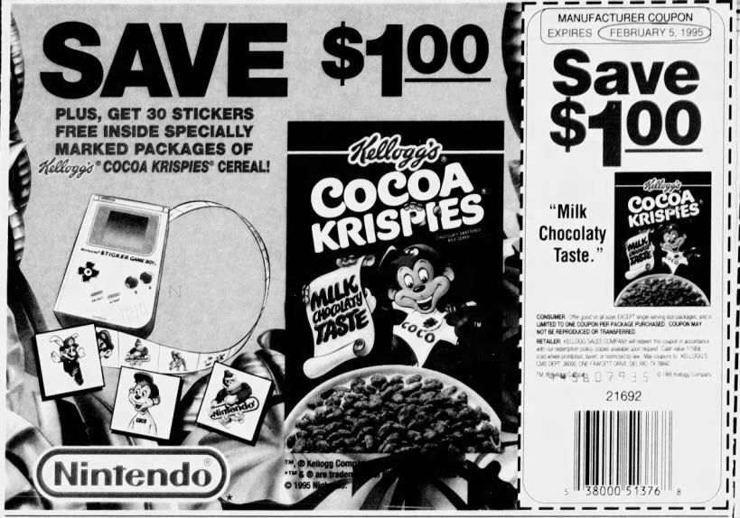 Nintendo Cocoa Krispies