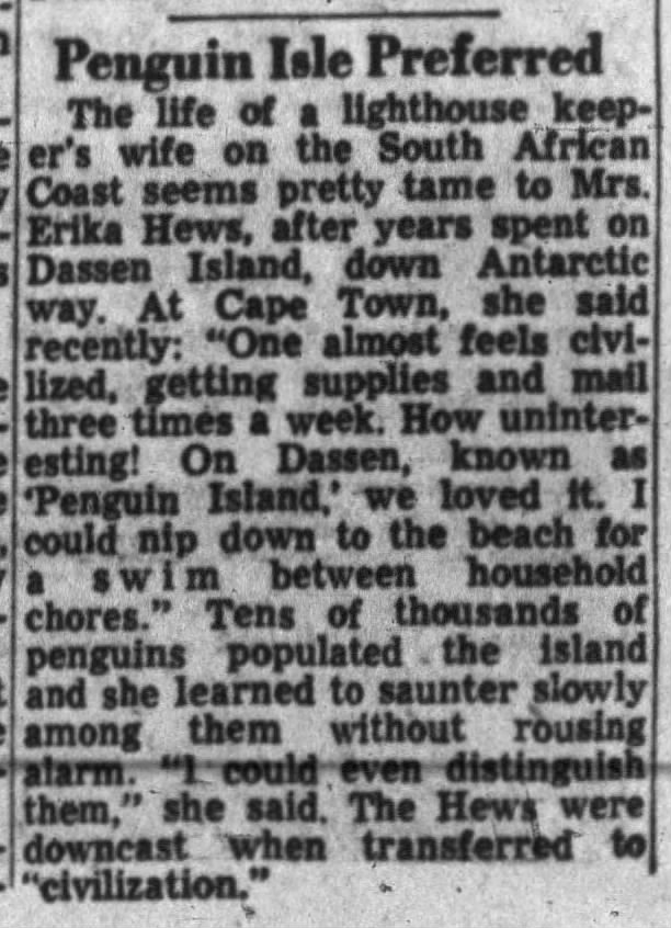 Penguin Isle preferred (Dassen Island, 1956)
