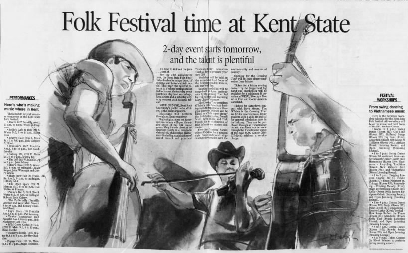 Folk Festival time at Kent State