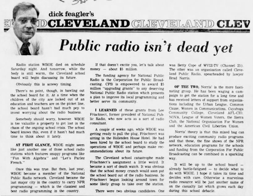 Public radio isn't dead yet