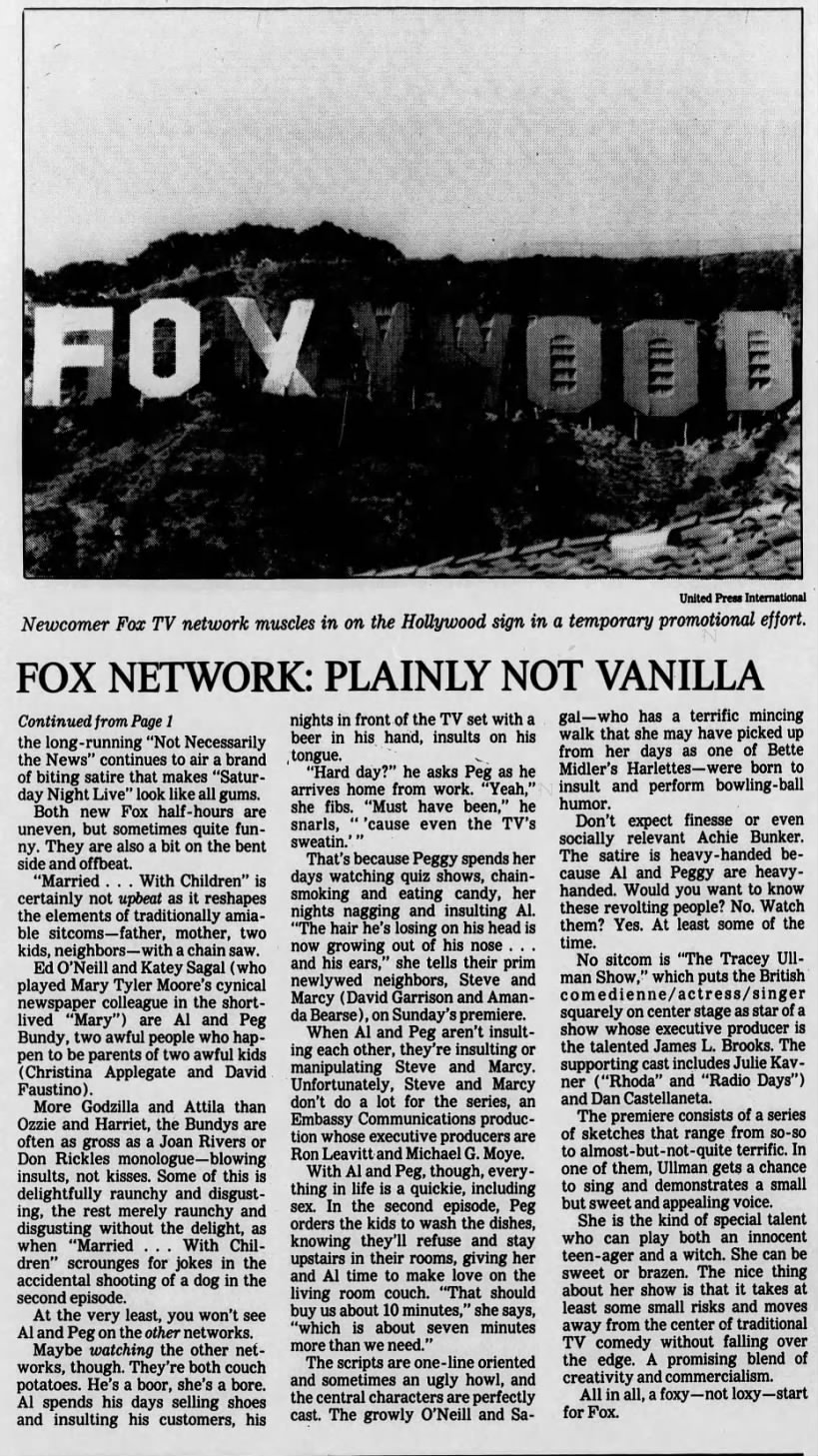 2 New Fox Series—Plainly No Vanilla, p2