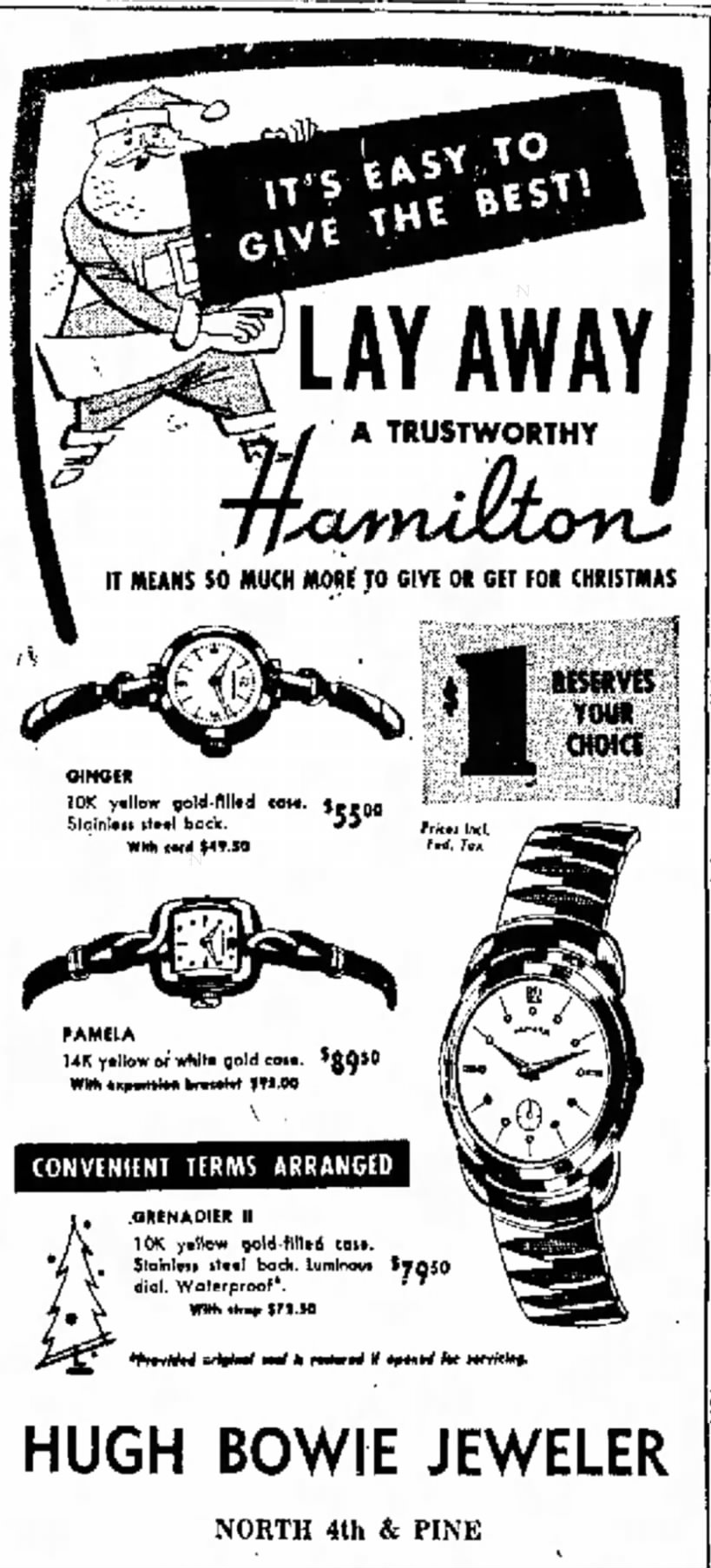 Hamilto Watch 
11 October 1956
