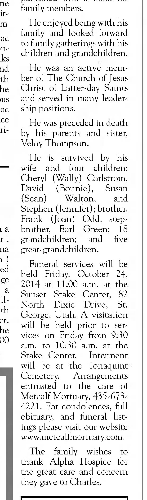 Charles Walter Odd obituary pg 2