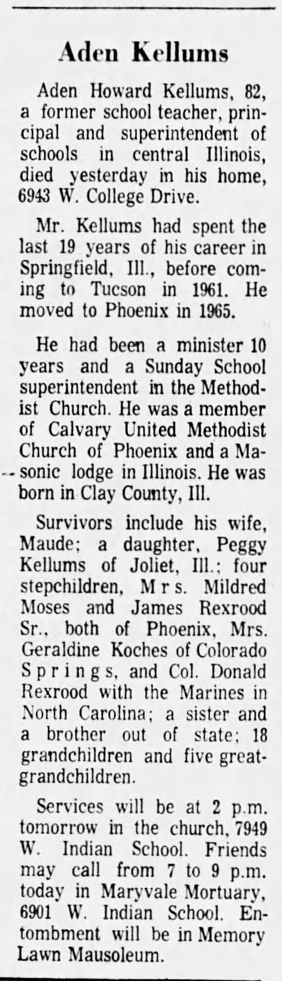 Arizona Republic (Phoenix, Arizona) 29 Aug 1972