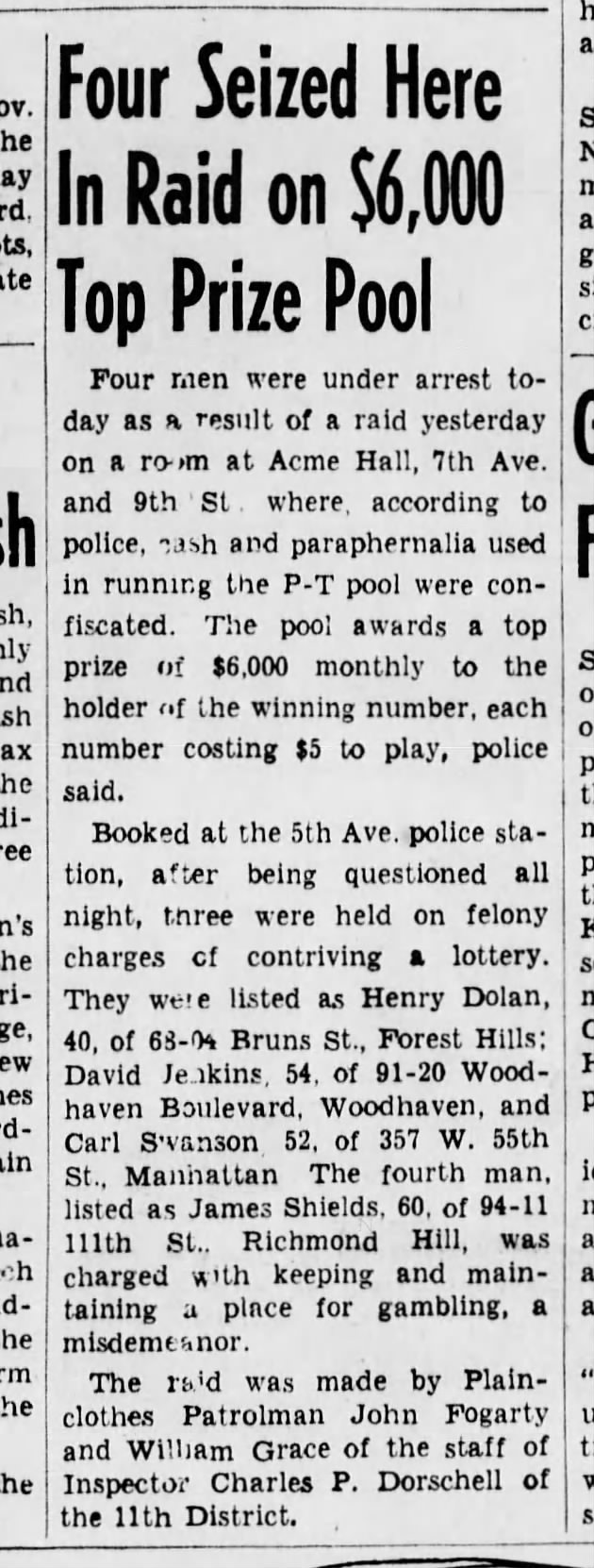James Shields Gambling 1941