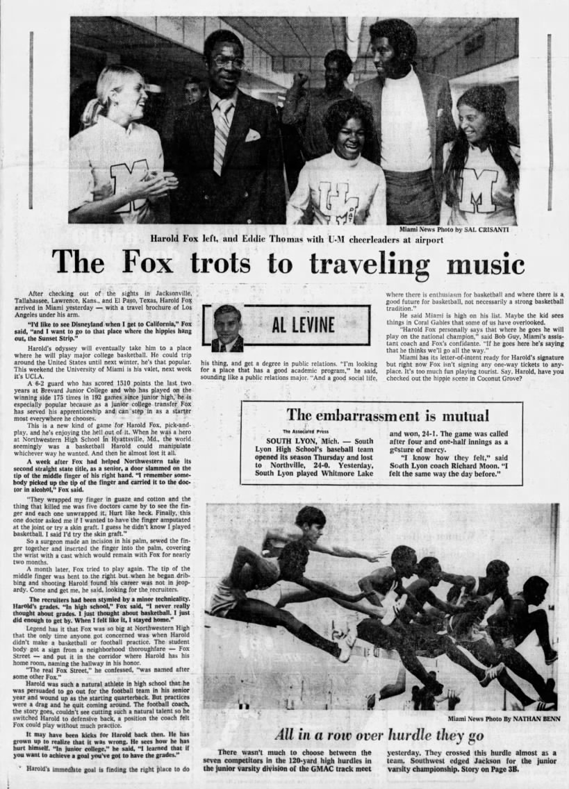 The Fox trots to traveling music