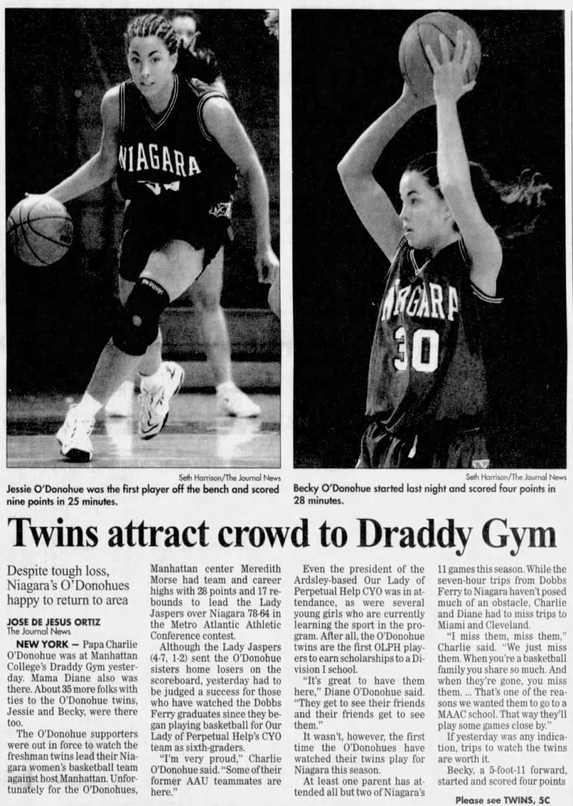 Twins attract crowd to Draddy Gym
