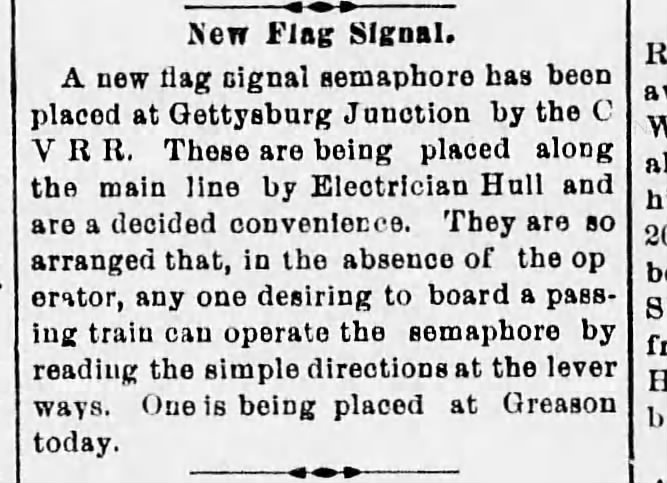 CV flag signals 3-1899