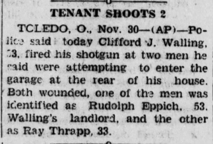 Rudolph Eppich listed as a landlord and being wounded.