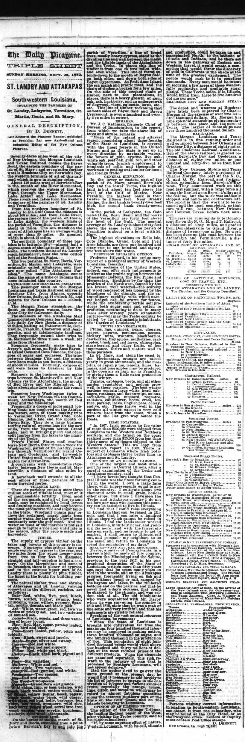 The Times-Picayune (New Orleans) Sept. 29, 1872
