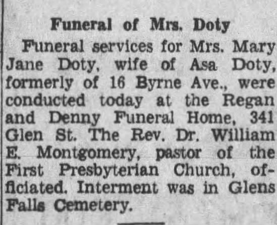 Obituary for Doty Doty