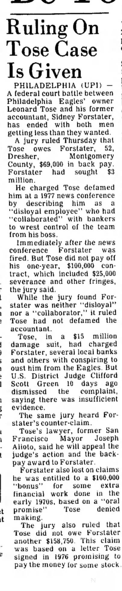 The Daily News, Huntington, PA; 11 July 1980