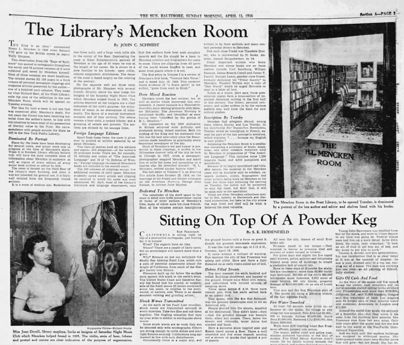 The Library's Mencken Room