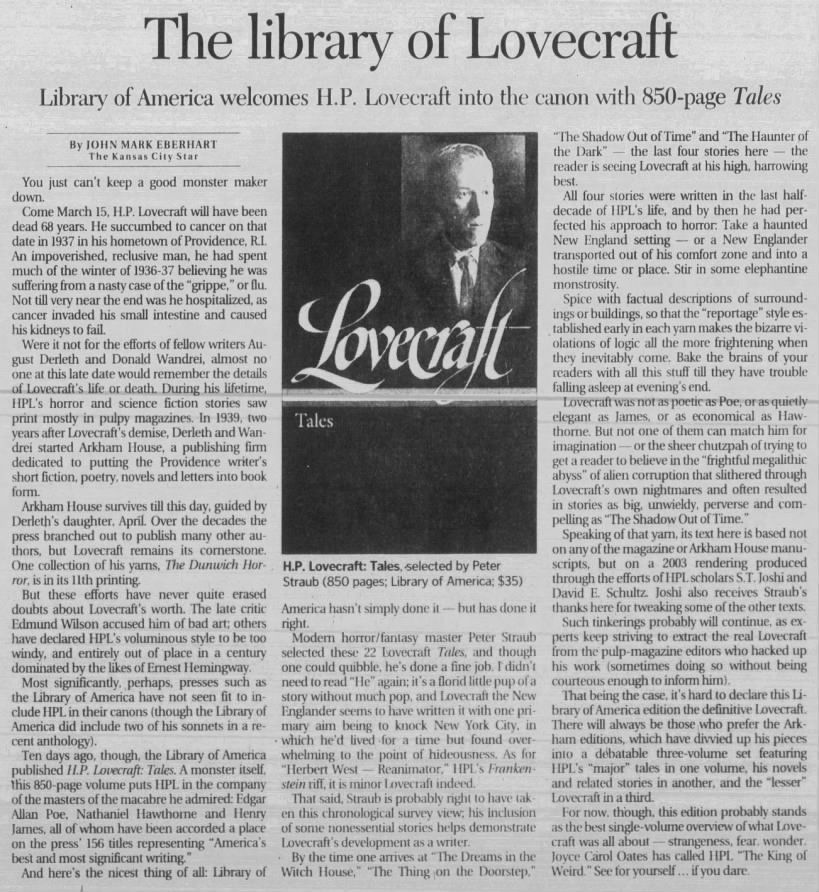 The Library of Lovecraft