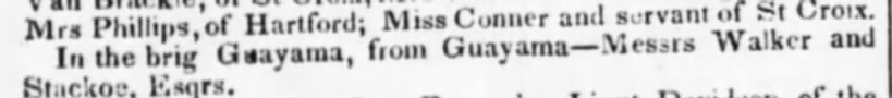 Guayama passengers June 1837
