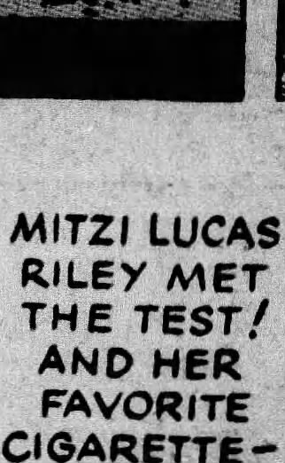 Mitzi Lucas Riley Met The Test