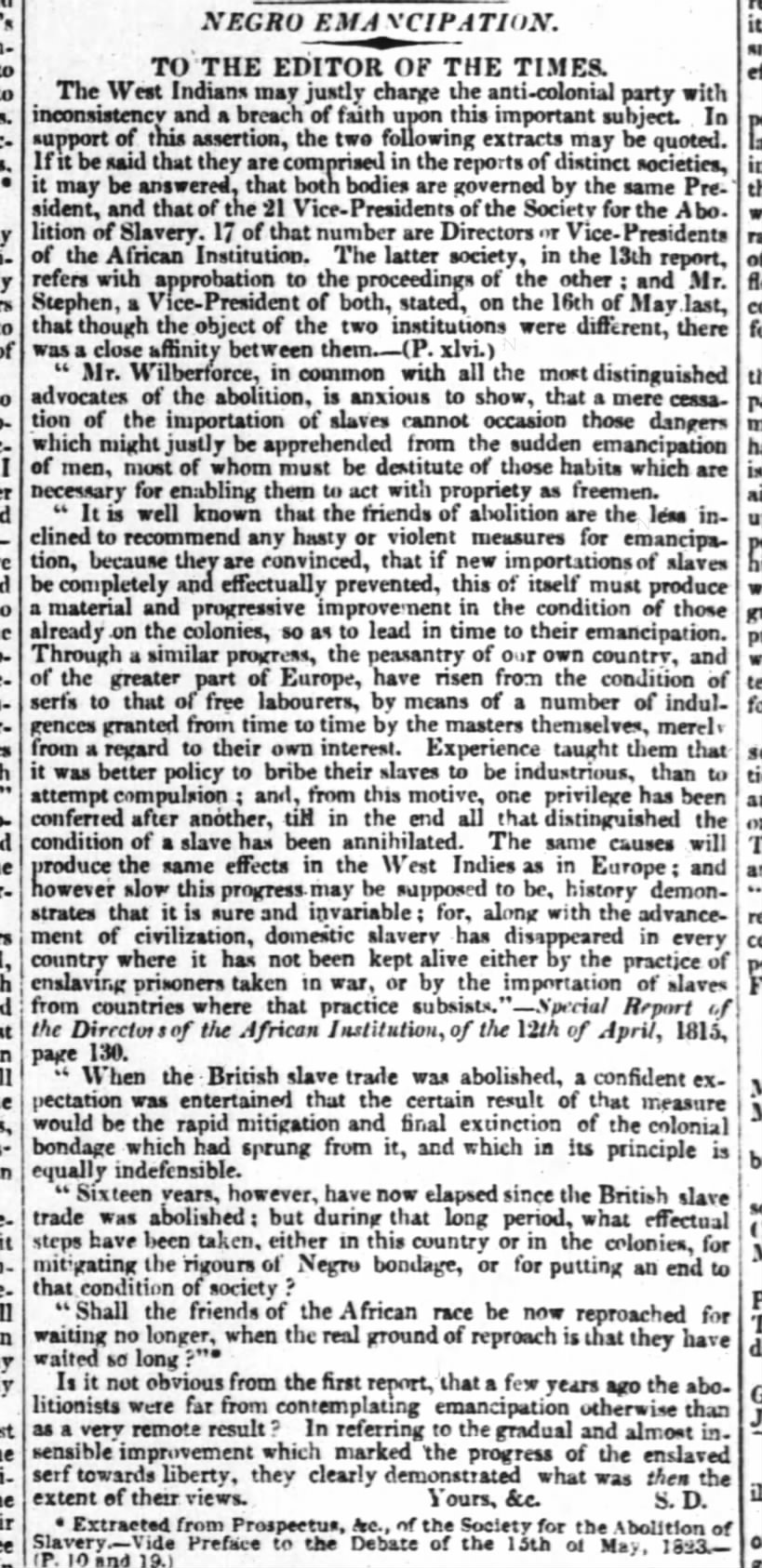 The Times (London, ) 12 January 1824 Page: Page 3 Page 3
