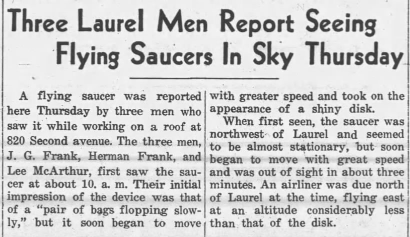 Laurel Outlook August 16 1950
