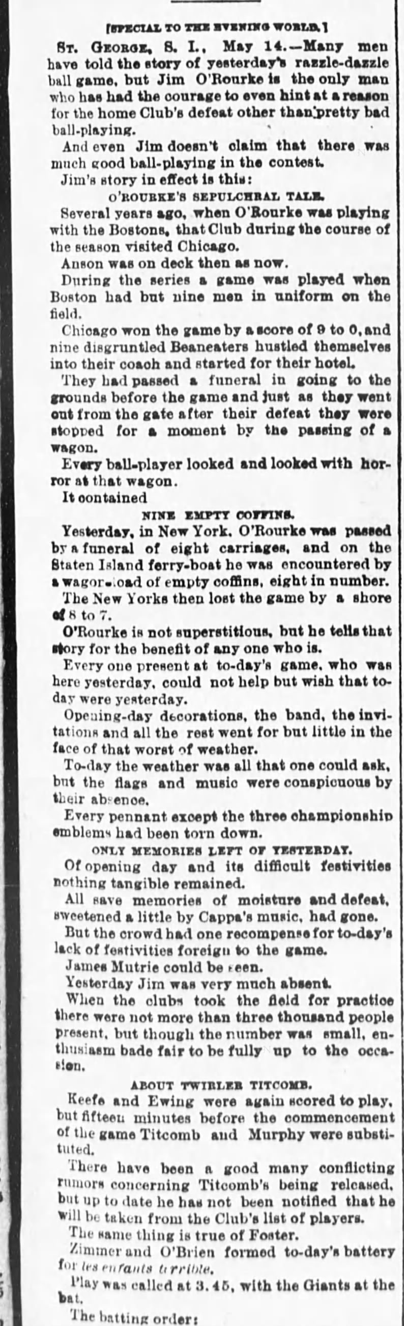 The Evening World (New York New York) May 14 1889