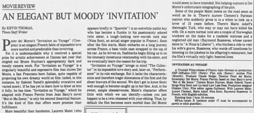 An Elegant But Moody 'Invitation'