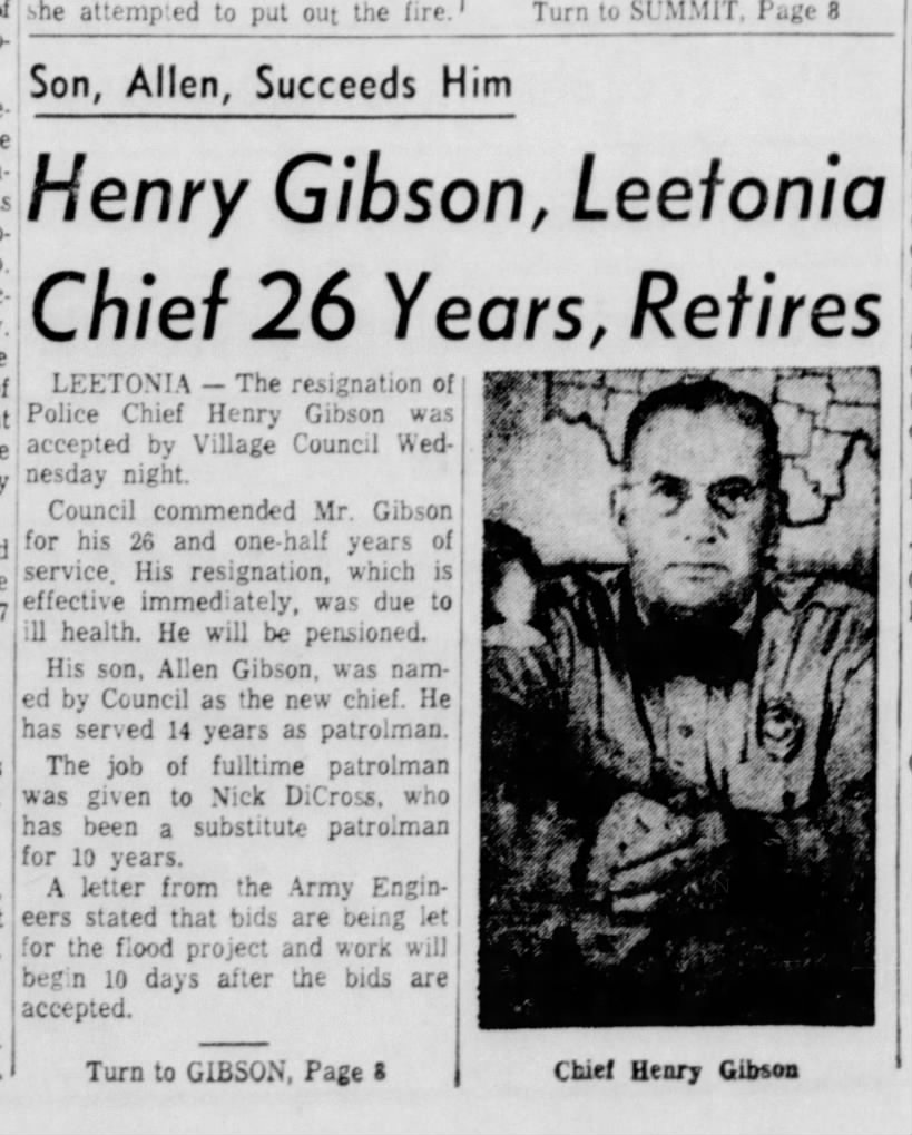 Henry Gibson's retirement