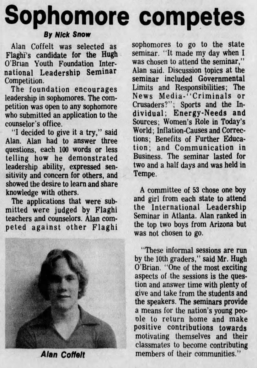 AZ Daily Sun - Alan Coffelt - 09Mar1979
