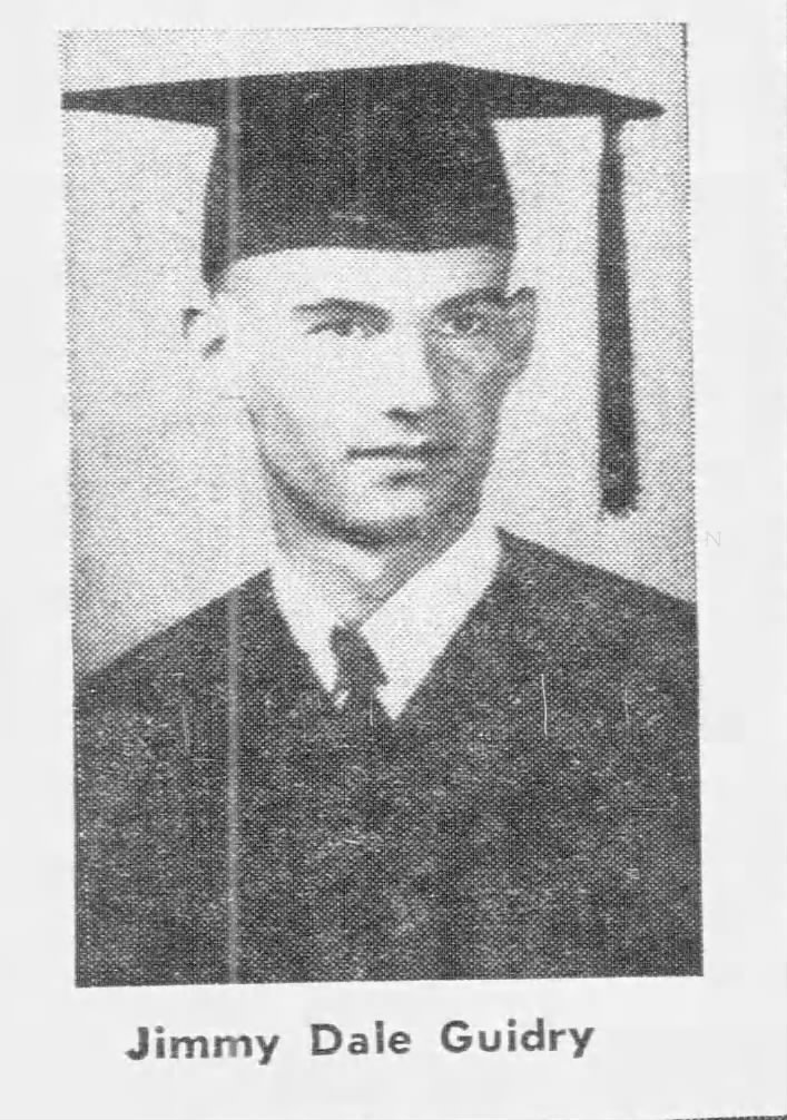 Jimmy Dale Guidry Graduation Photo 1967