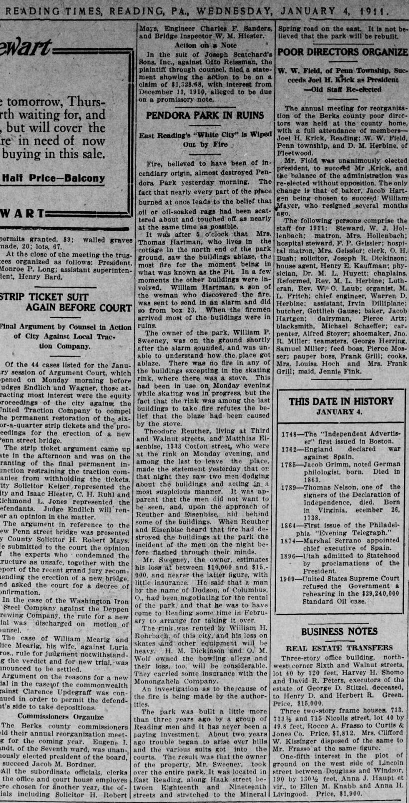 Fire 1911 Times 1-4