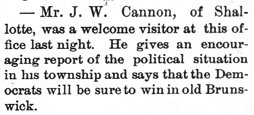 J.W. Cannon Democrat - 22 Mar 1898
