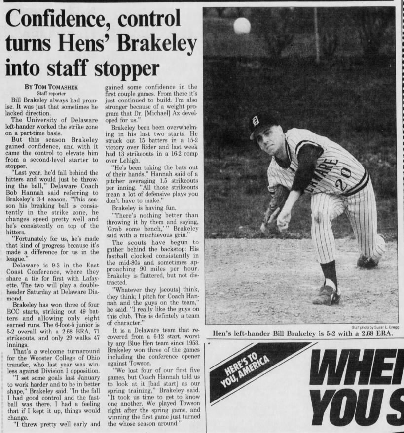 Bill Brakeley - April 28, 1990