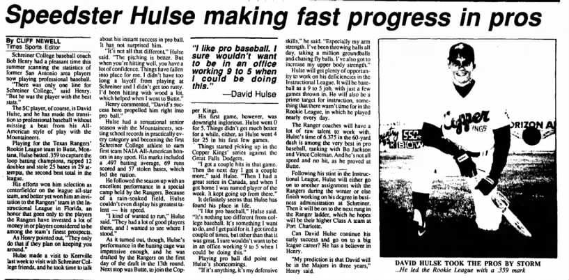 David Hulse - Sept. 12, 1990