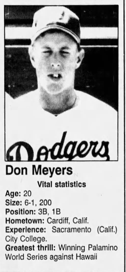 Don Meyers - July 16, 1990