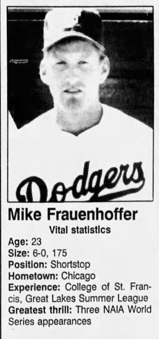 Mike Frauenhoffer - July 16, 1990