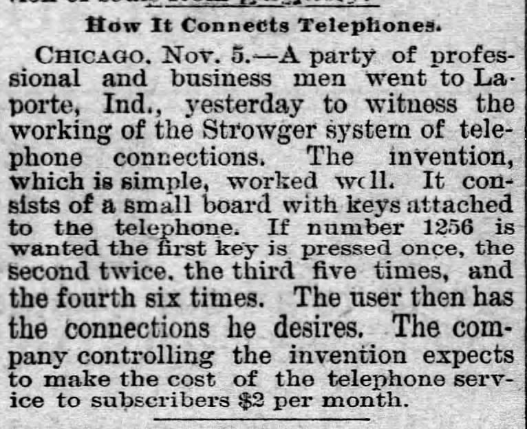 How It Connects Telephones