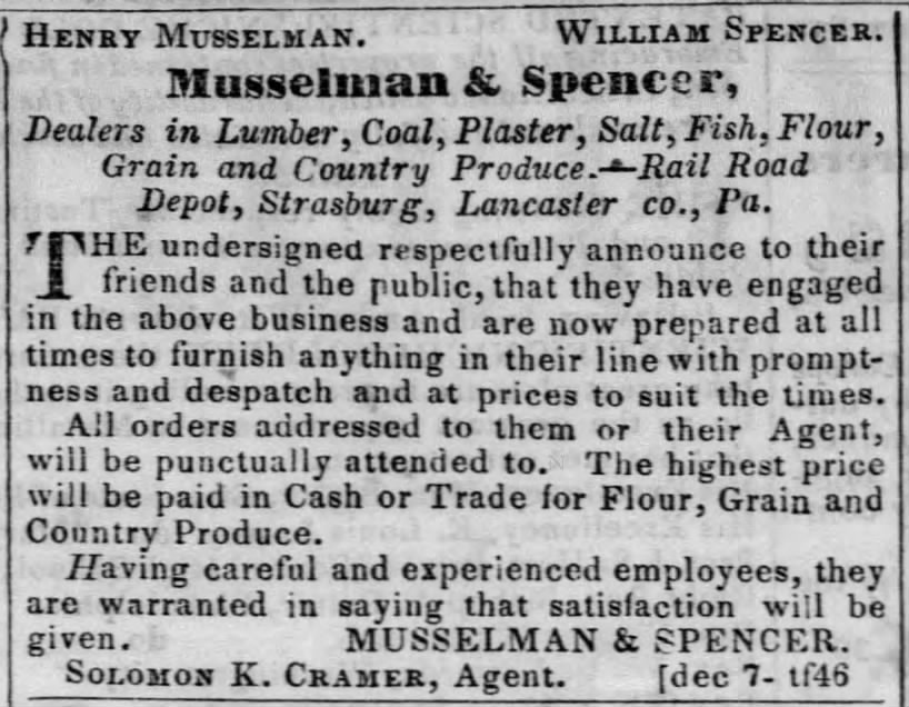 Company Musselman & Spencer