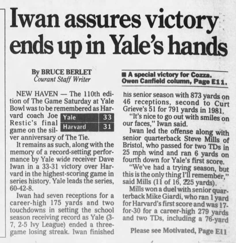 1993 Harvard-Yale