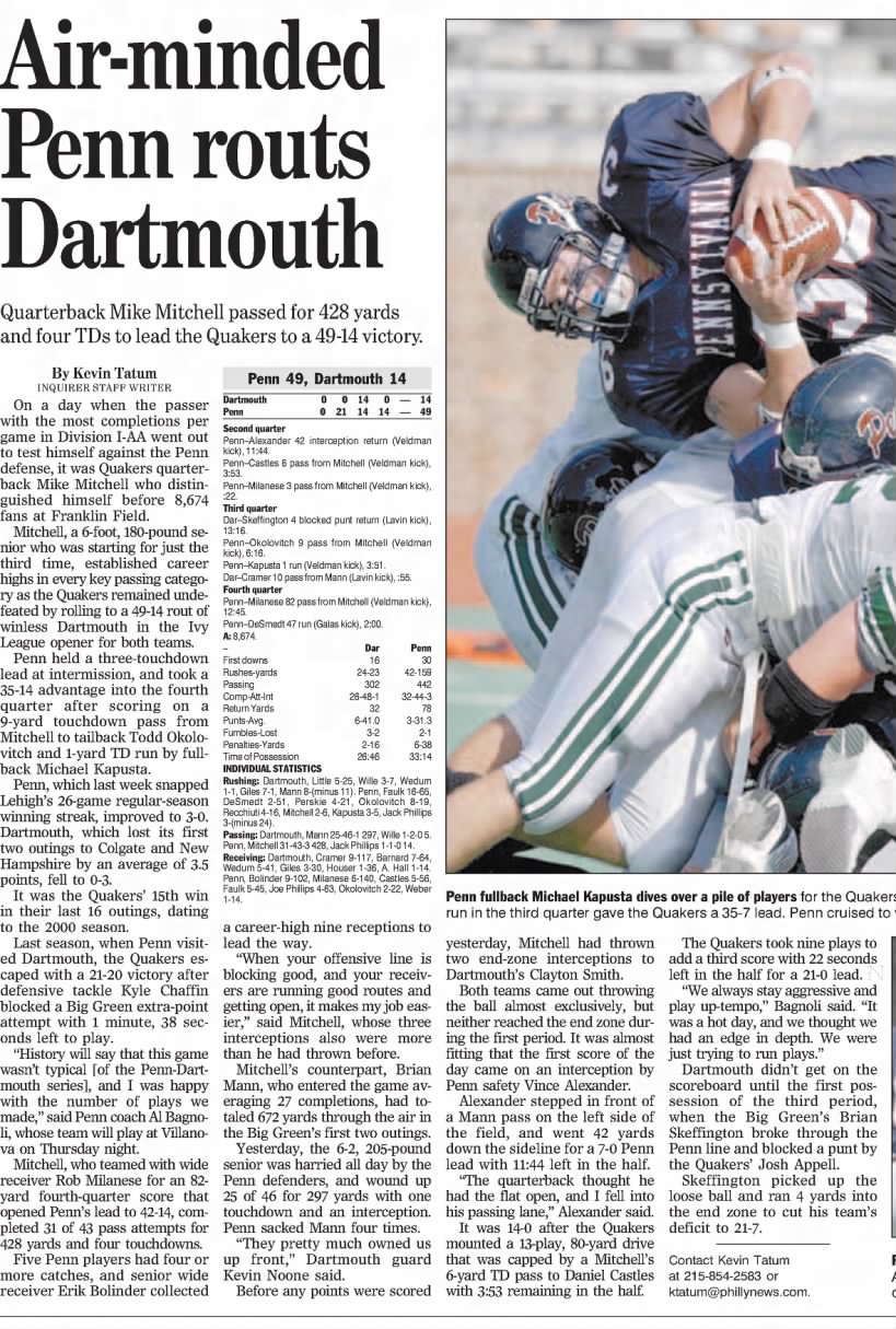 2002 Dartmouth-Penn