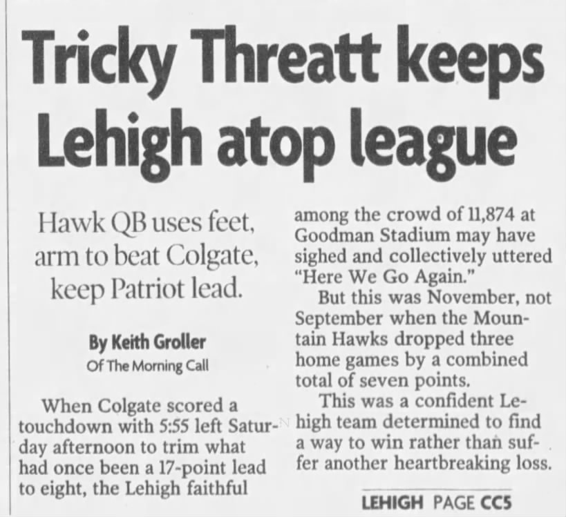 2006 Colgate-Lehigh