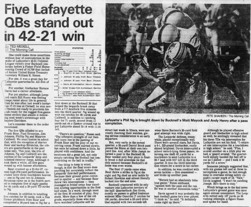 1987 Bucknell-Lafayette