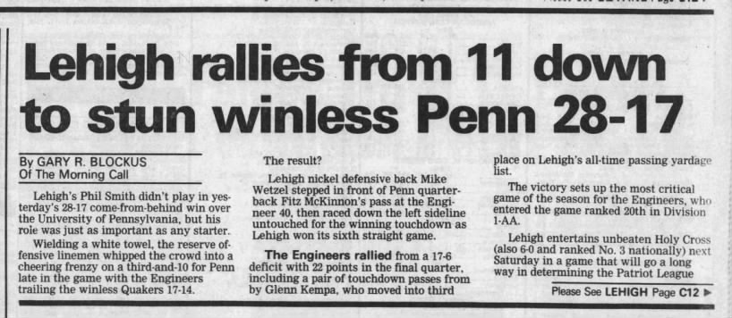 1991 Lehigh-Penn
