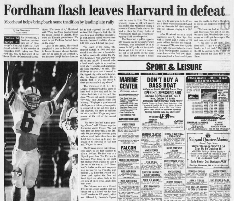 1995 Fordham-Harvard