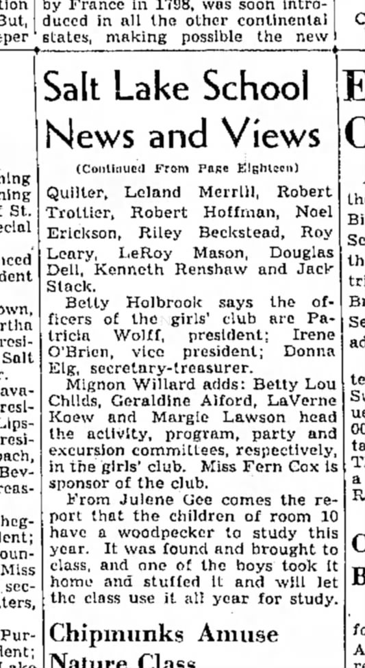 September 30, 1939 - Salt Lake Tribune - Saturday