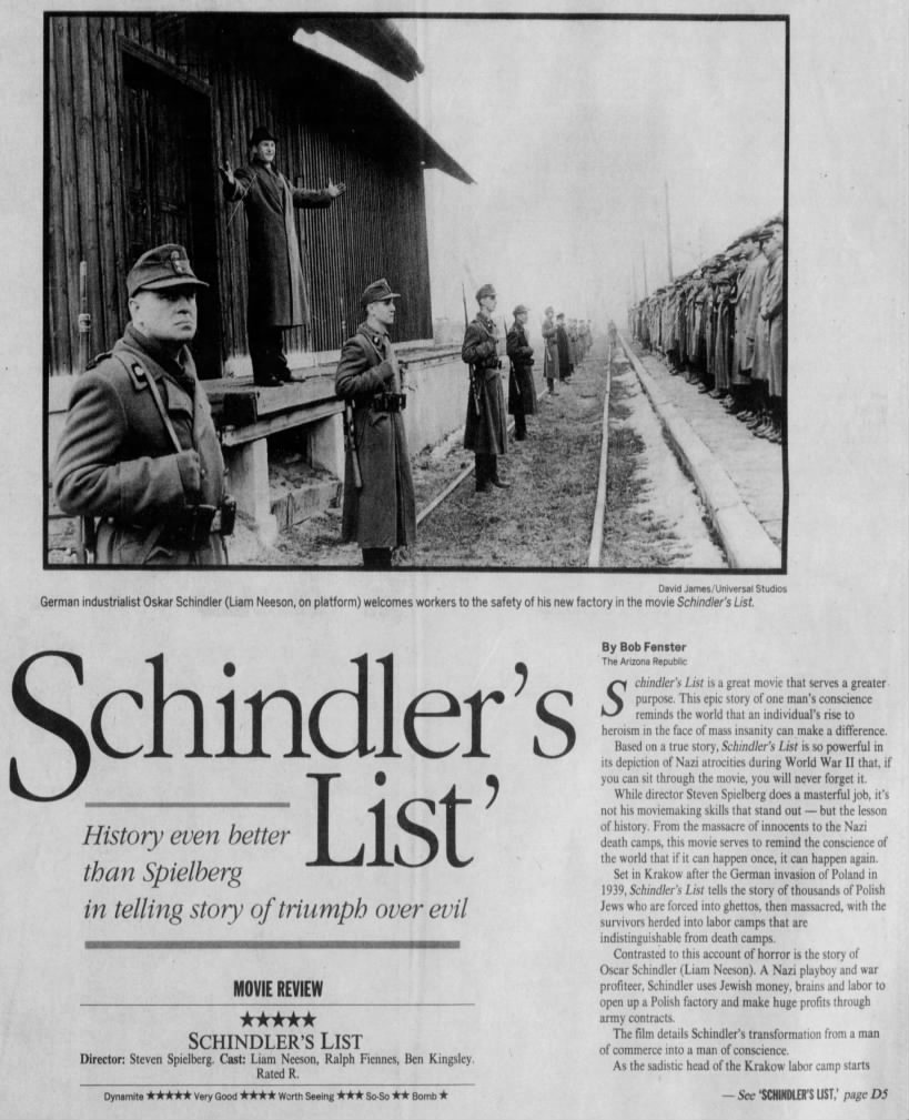 Schindler's List 1*