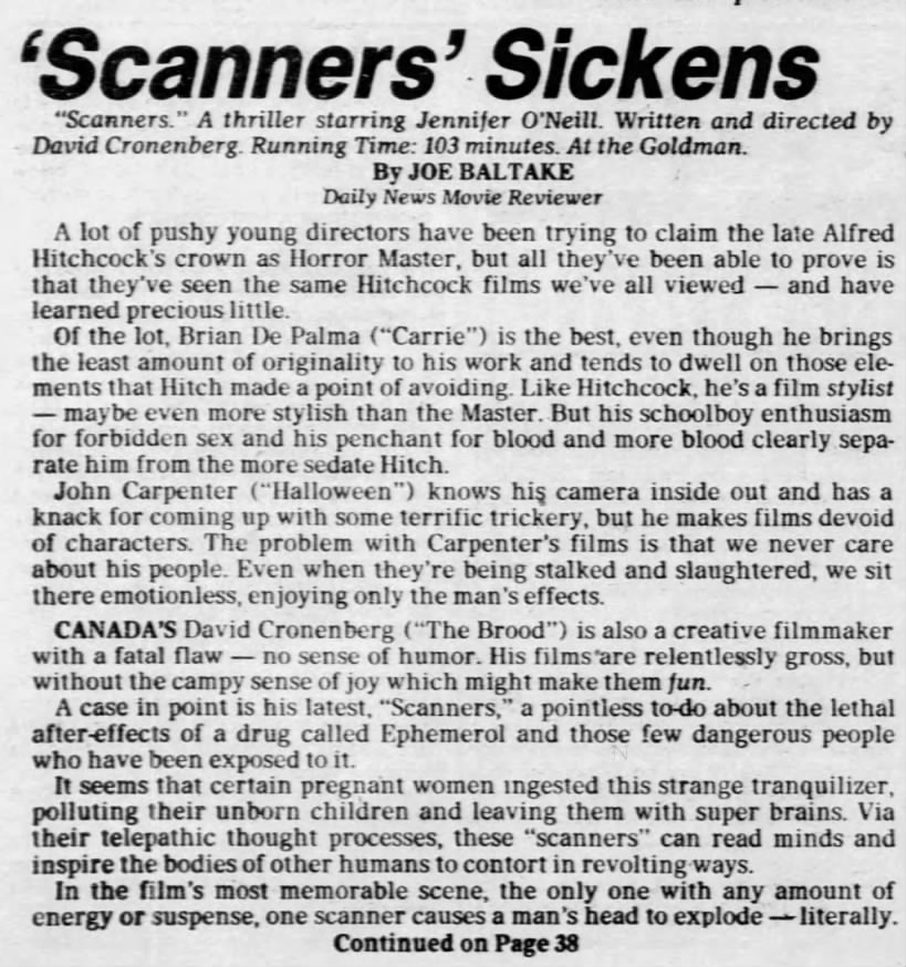 Scanners (1/2)*