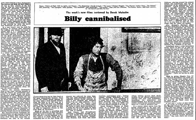 Pat Garrett and Billy the Kid / Visions of Eight / Shaft in Africa *