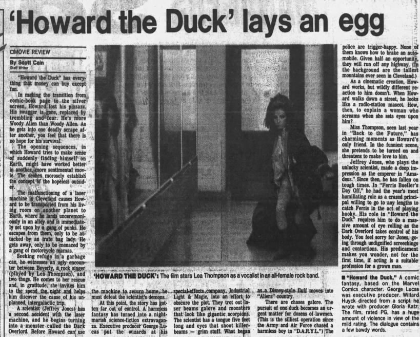 Howard The Duck Newspapers Com