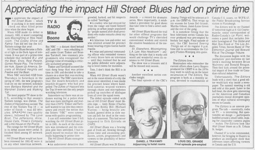 Hill Street Blues, Season Seven*