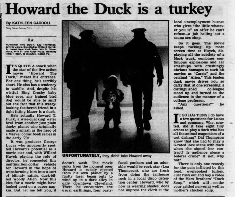 Howard the Duck*