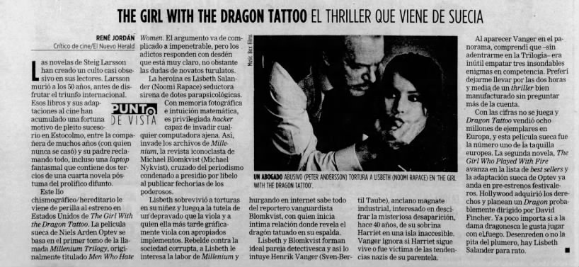 The Girl With The Dragon Tattoo*