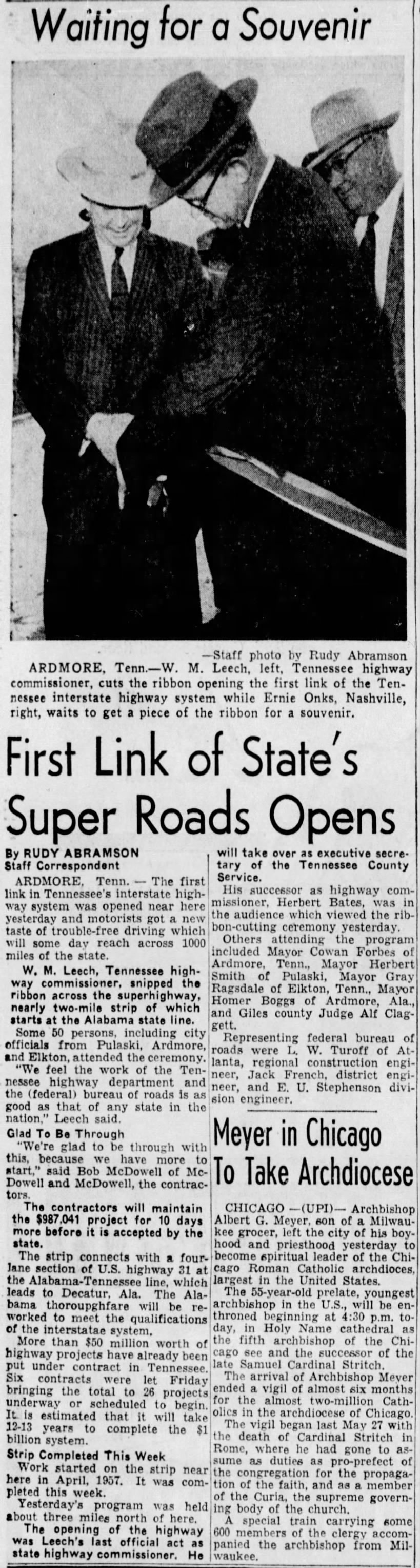 First Link of State's Super Roads Opens